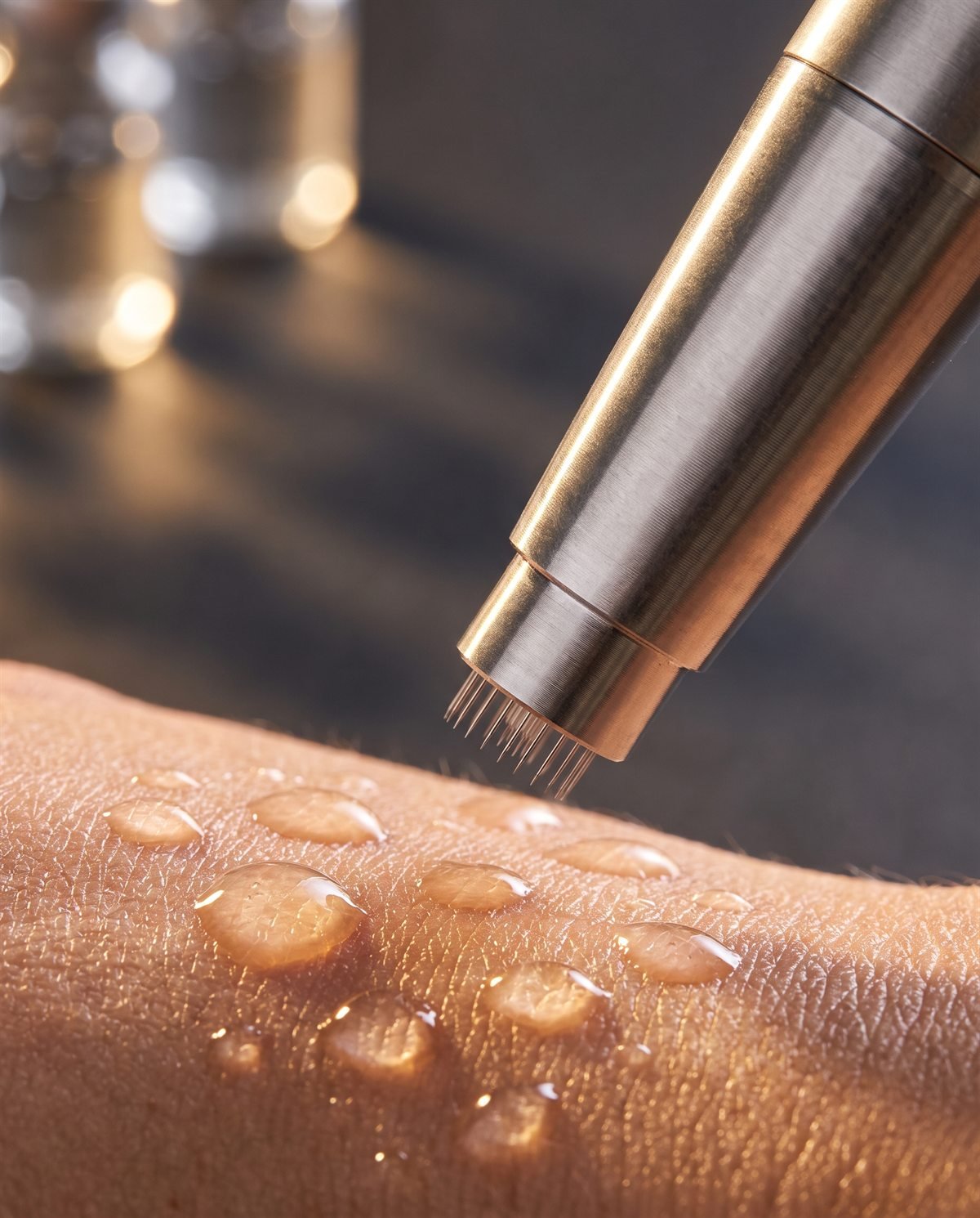 Microneedling skin treatment